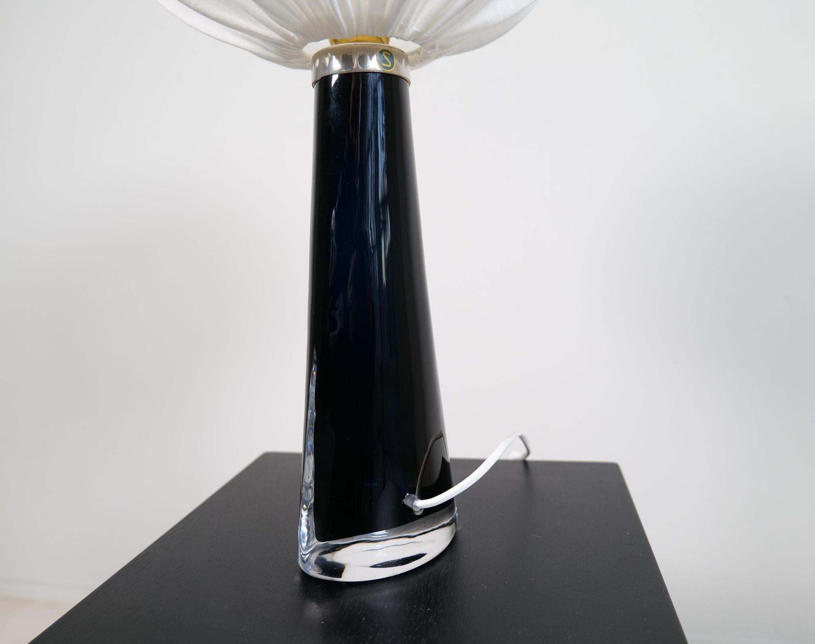 photo for sale Midcentury Modern Sculptural Table Lamp By Carl Fagerlund Orrefors Sweden