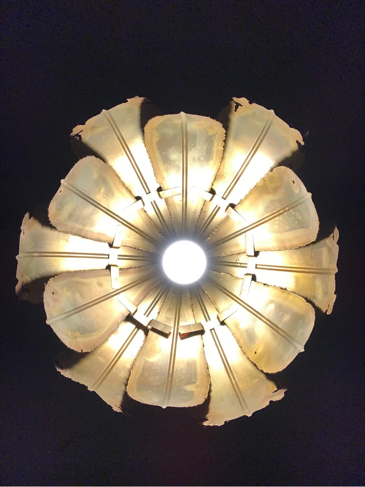 581.0 Vintage Svend Aage Holm Sørensen Chandelier Pendant Lamp photo