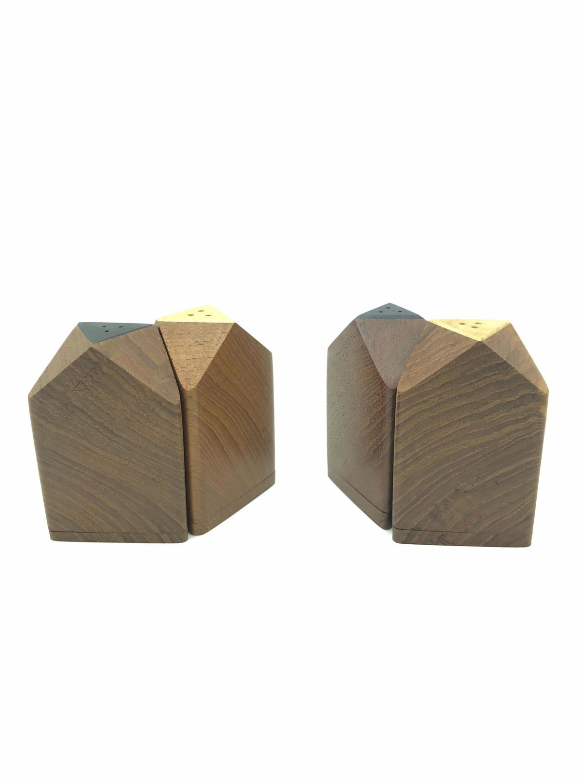 Vintage Midcentury Salt And Pepper Shakers By Ehrenreich Of Denmark In Teak photo for sale