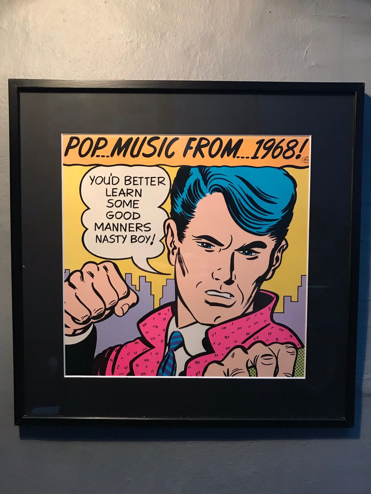 photo for sale Vintage Set Of 10 Framed Pop Music From 1960 1969 Pop Art Lp Covers