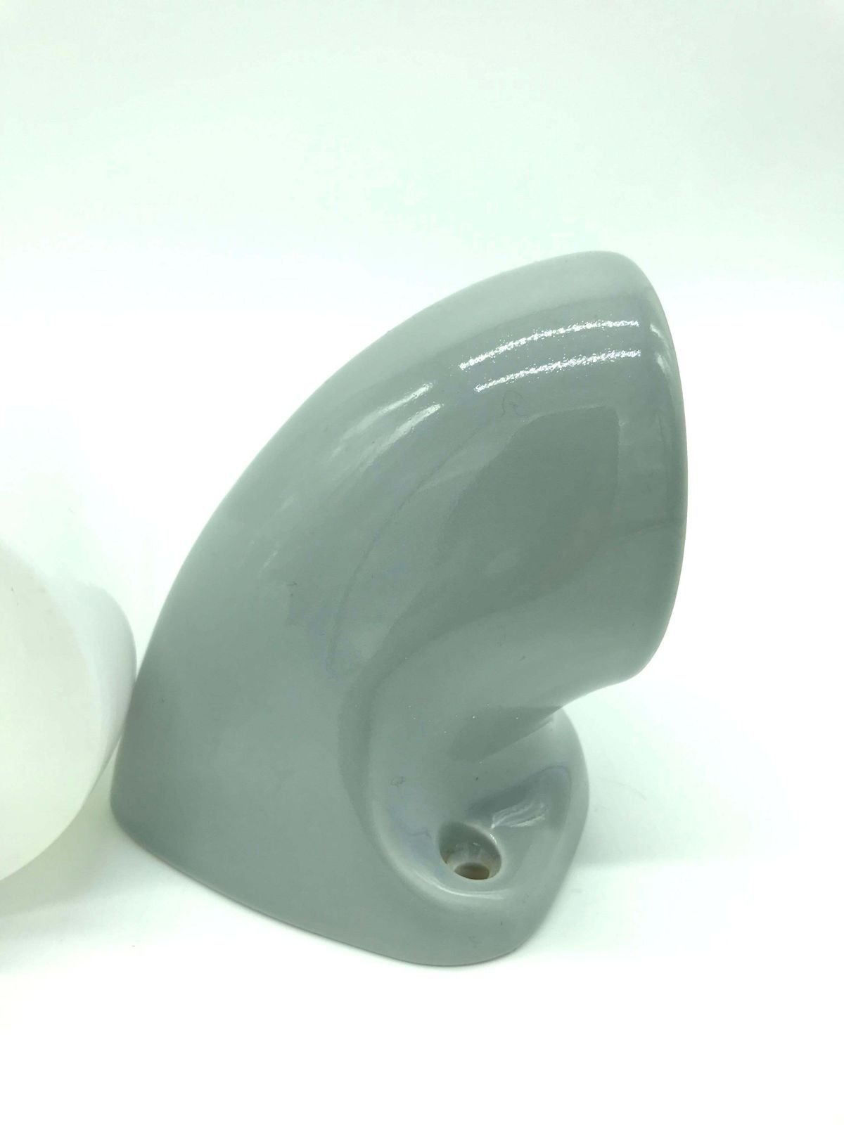 photo furniture Vintage Ifö Of Sweden Ceramic Bathroom Lamps With Opaline Shades From The 1960s