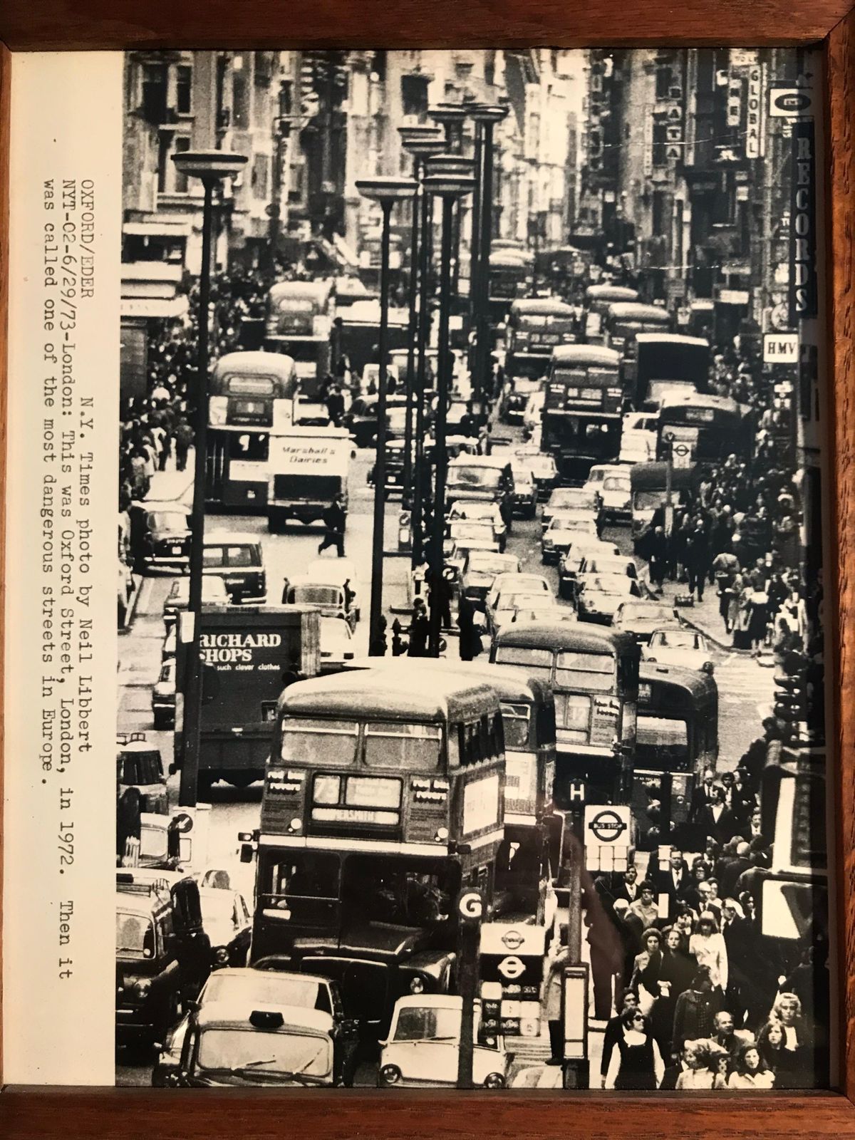 Original B&W Vintage Ny Times Press Photo From 1972 photo vintage