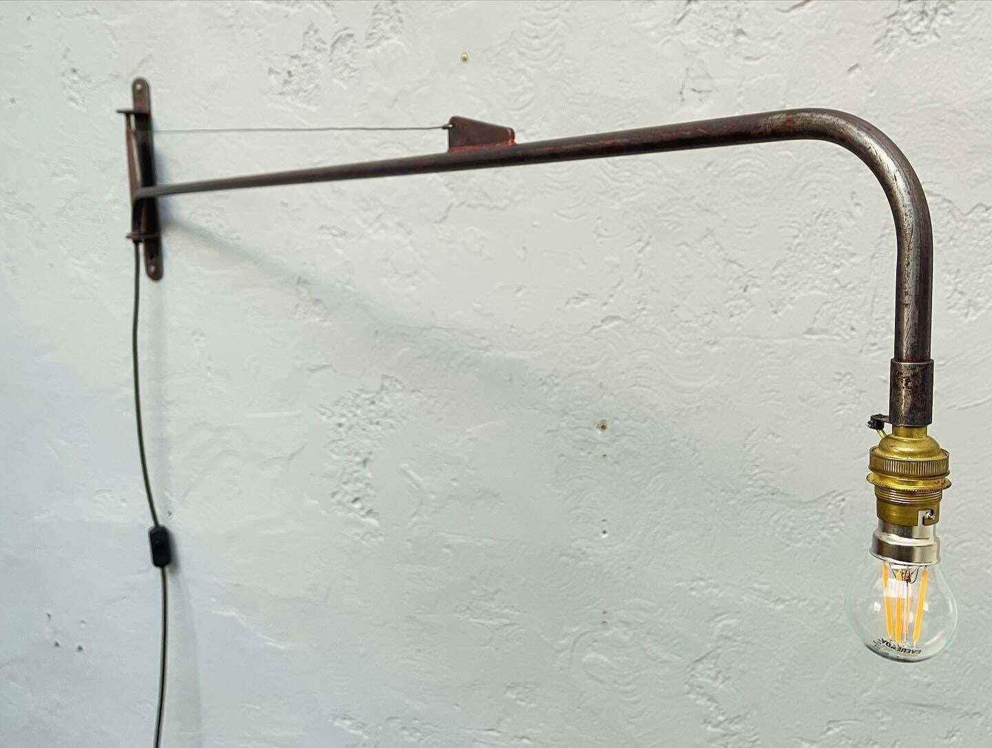 photo for sale Iconic French Industrial Wall Lamp By Jean Prouve