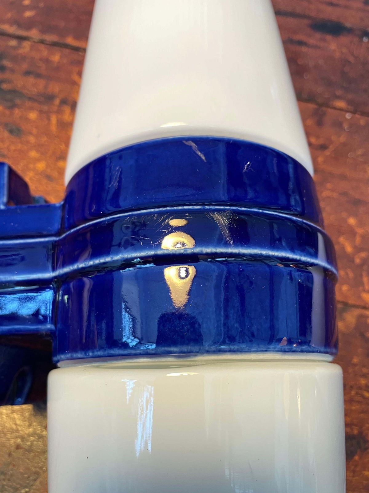 A Set Of 3 Vintage Ifö Of Sweden Ceramic Bathroom Lamps photo vinterior