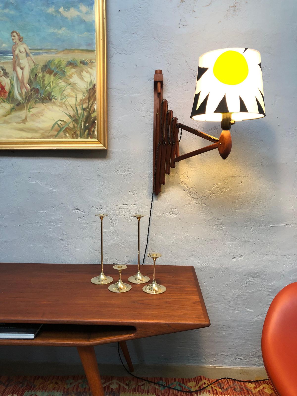 523.0 Set Of 4 Mid Century Modern Brass Candle Holders By Torben ørskov Of Copenhagen photo
