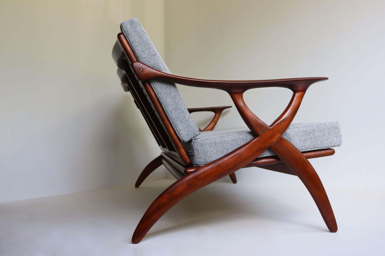 Vintage Nederlandse Design Sofa In Teak Van De Ster Gelderland – Mid Century Modern, 1950 photo 2554.0