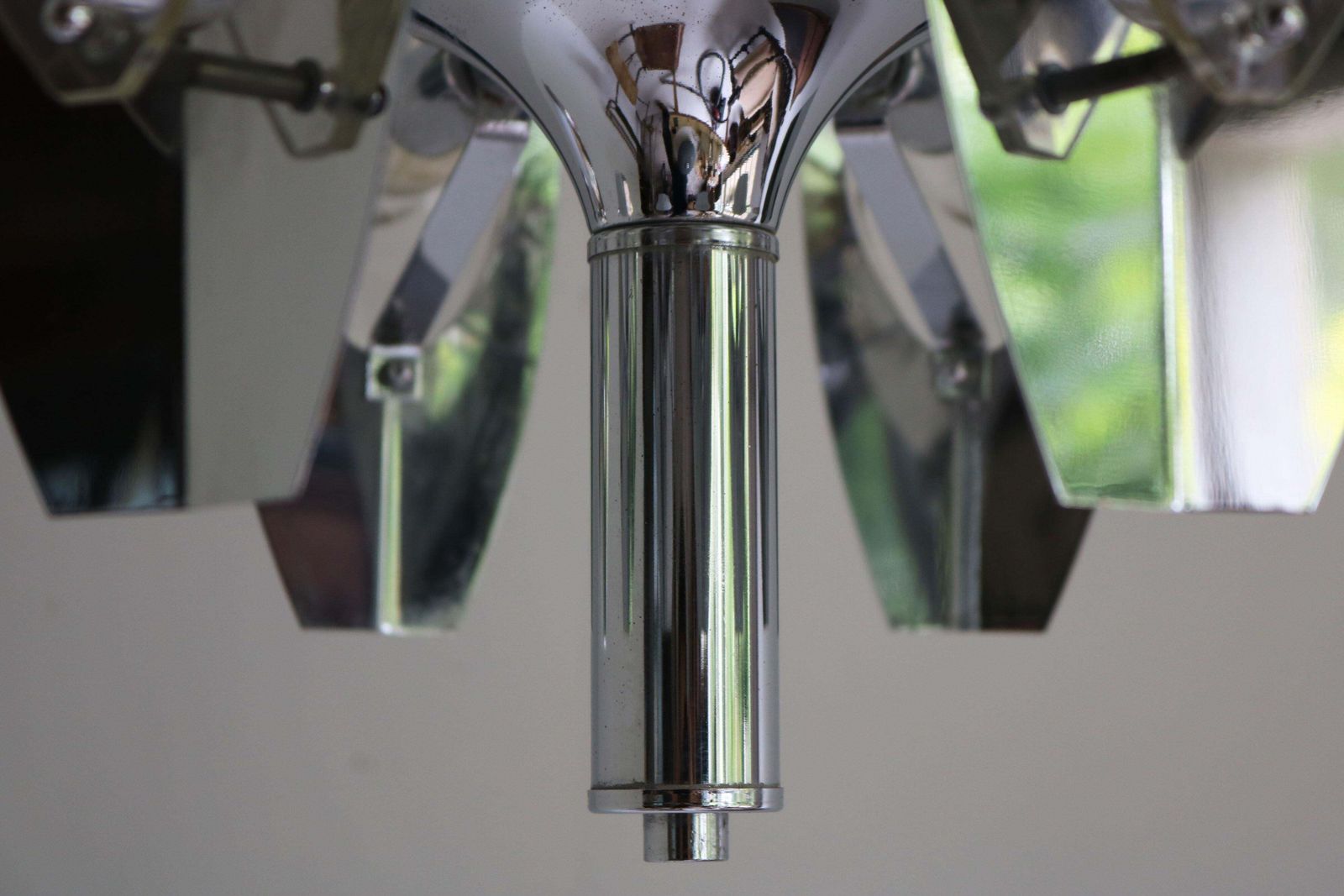 1960 Italian Design Chandelier By Oscar Torlasco For Stilkronen Italy Space Age photo vinterior