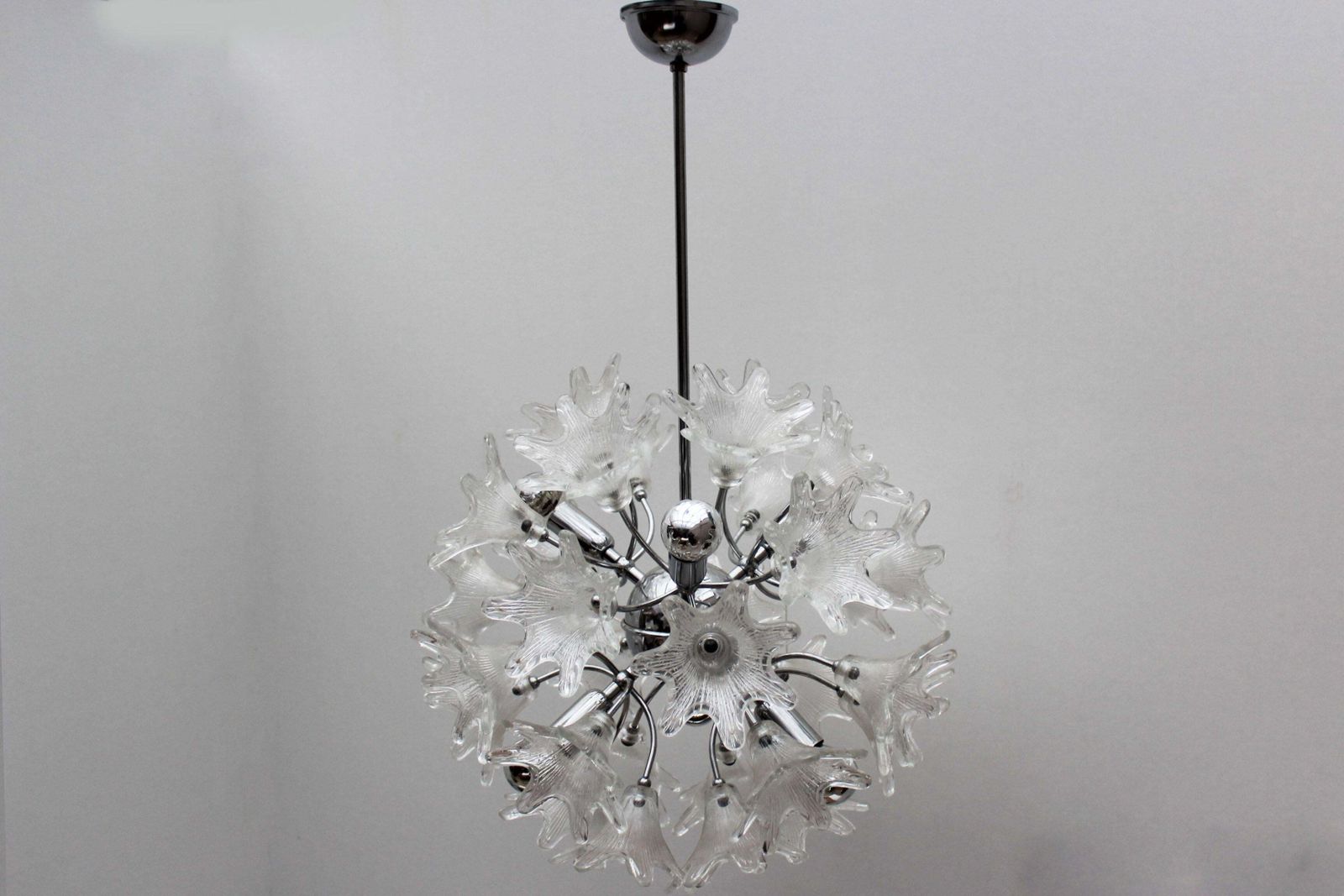 Midcentury Italian Murano Glass Sputnik Chandelier By Paolo Venini For Veart photo buy