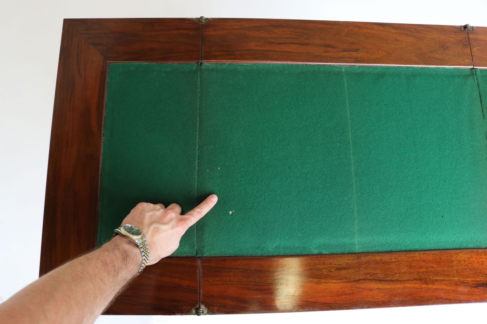 photo buy Original French Art Nouveau Game Table / Side Table By Emile Gallé 1905 Chestnut