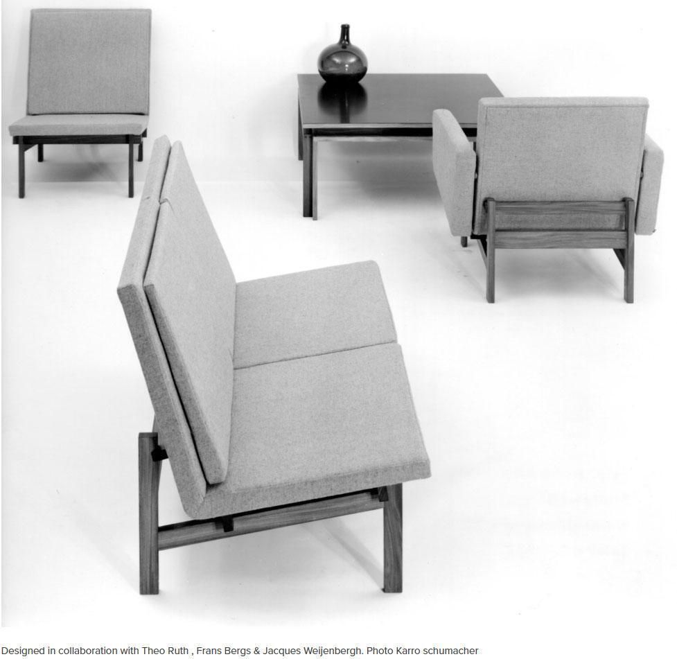 photo vintage Zeldzaam Paar F181 Lounge Chairs Van Kho Liang Le & Theo Ruth Voor Artifort, 1958