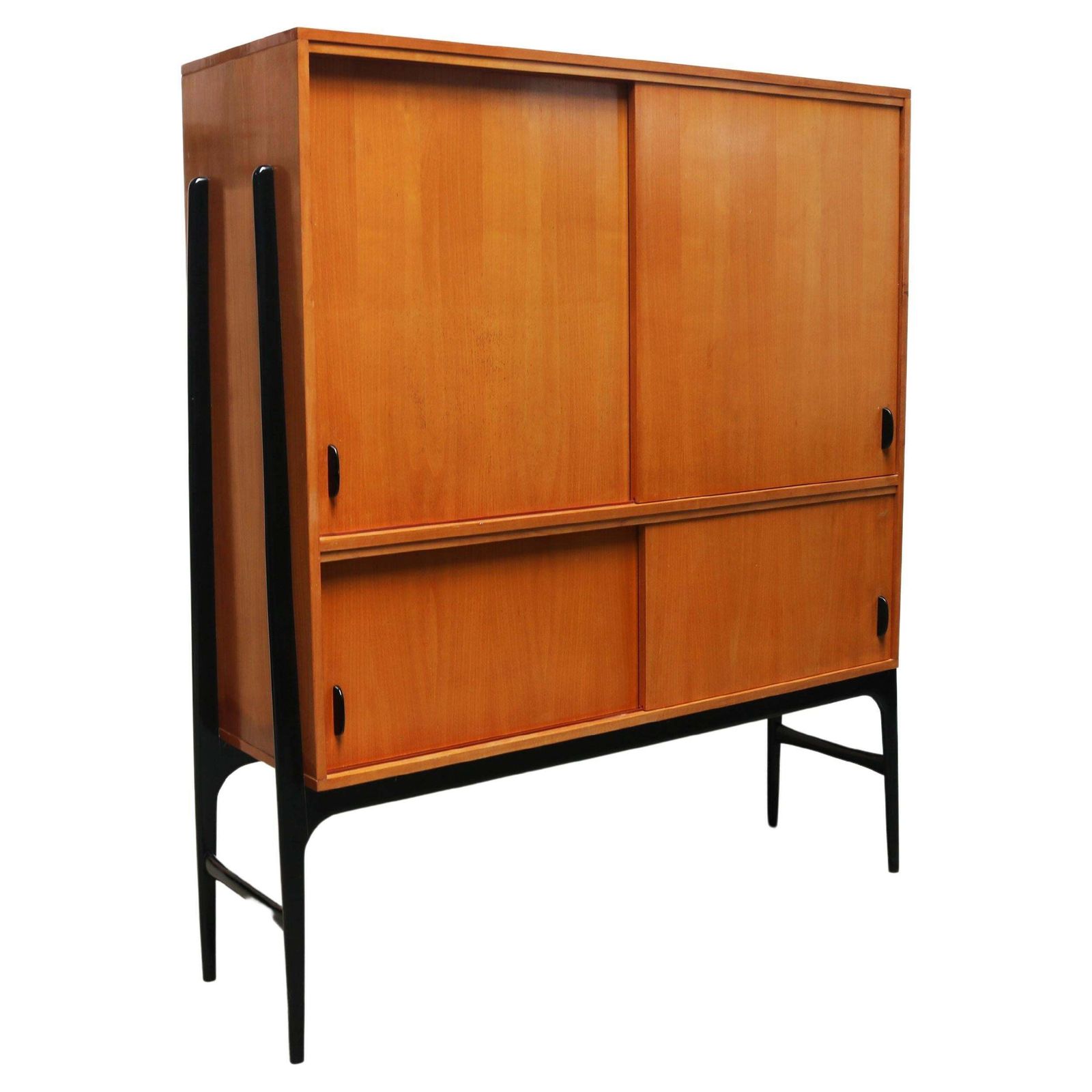Rare Belgium Mid Century Design Highboard By Alfred Hendrickx For Belform 1958