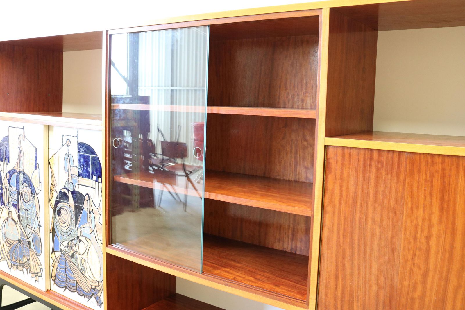 photo vintage Rare Cabinet / Highboard By Alfred Hendrickx For Bruxelles Expo 1958 Belform