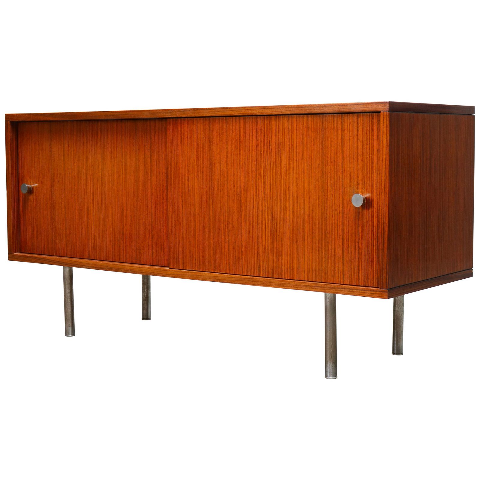 Design Sideboard / Credenza By Alfred Hendrickx For Belform Chrome Minimalist