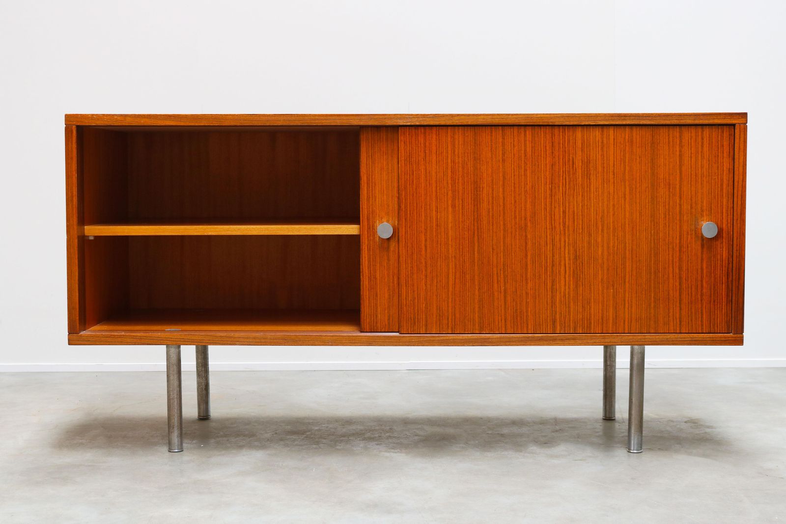 Design Sideboard / Credenza By Alfred Hendrickx For Belform Chrome Minimalist photo Furniture