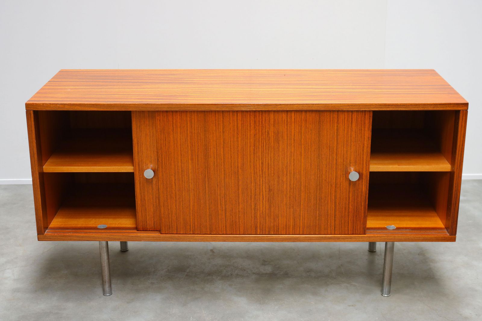 Design Sideboard / Credenza By Alfred Hendrickx For Belform Chrome Minimalist photo buy