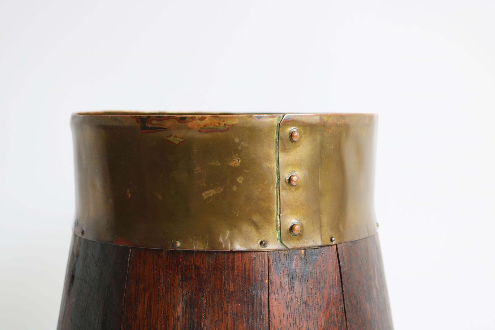 Antique Barrel Umbrella Stand Stick Stand 1900s English Country Rustic Style photo for sale