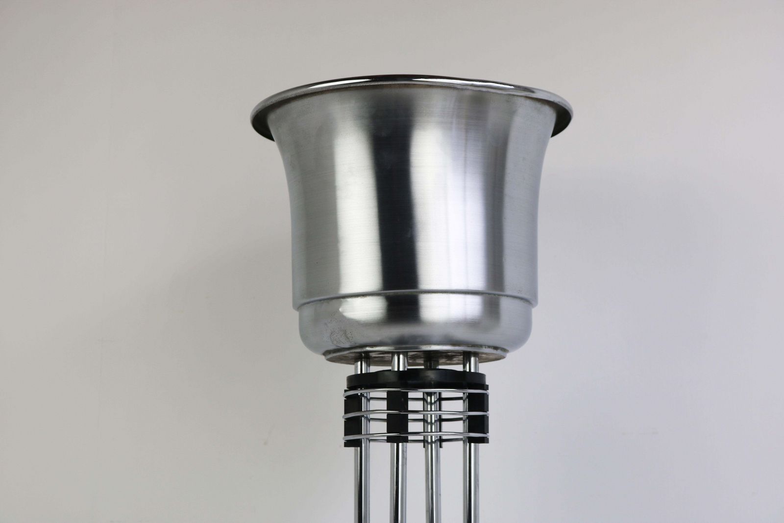 Rare Antiqu Art Deco Umbrella Holder / Plant Stand By Demeyere 1930 Chrome Rack photo buy