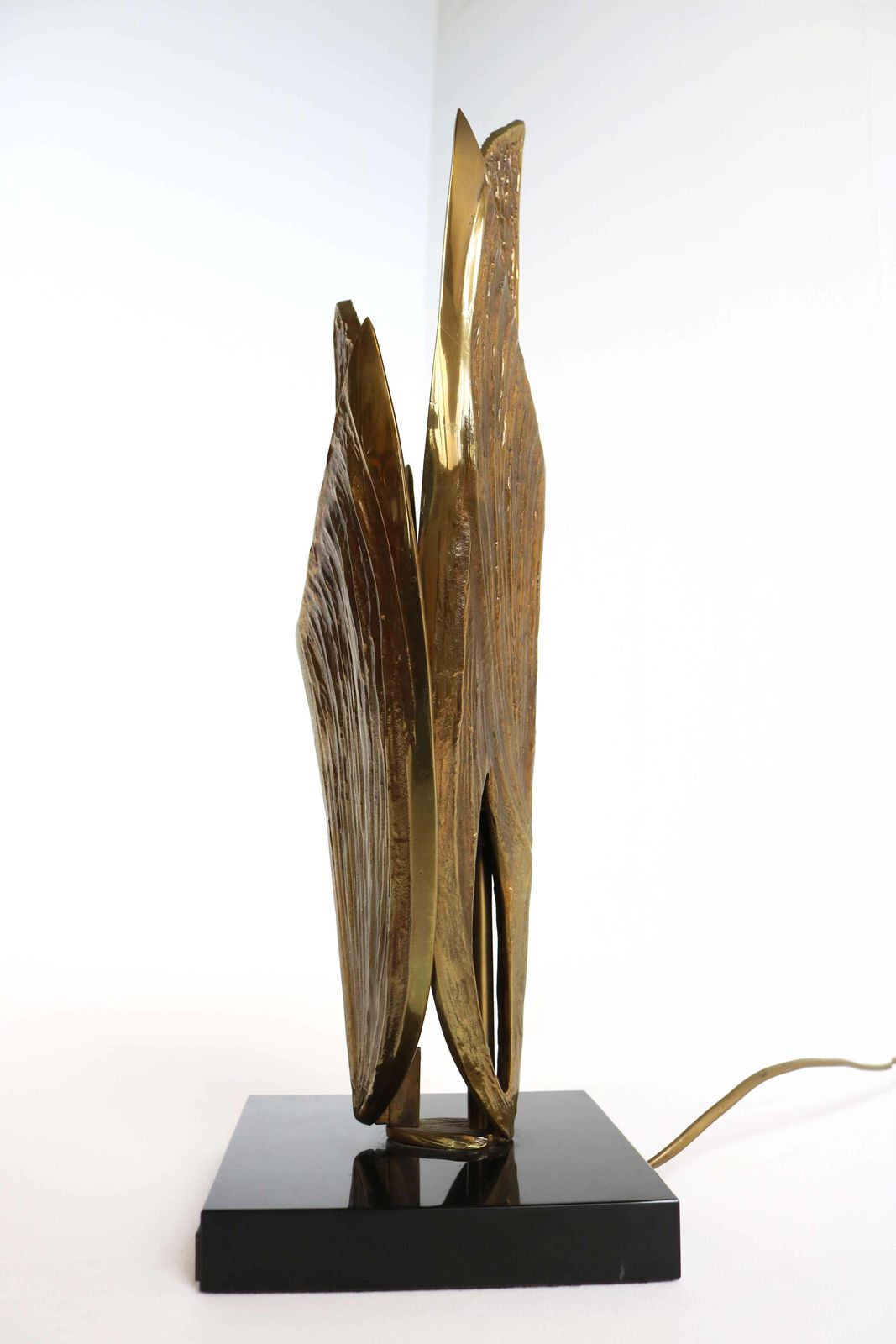 Bronze Table Lamp Cythere By Chrystiane Charles For Maison Charles, France 1970s photo vintage