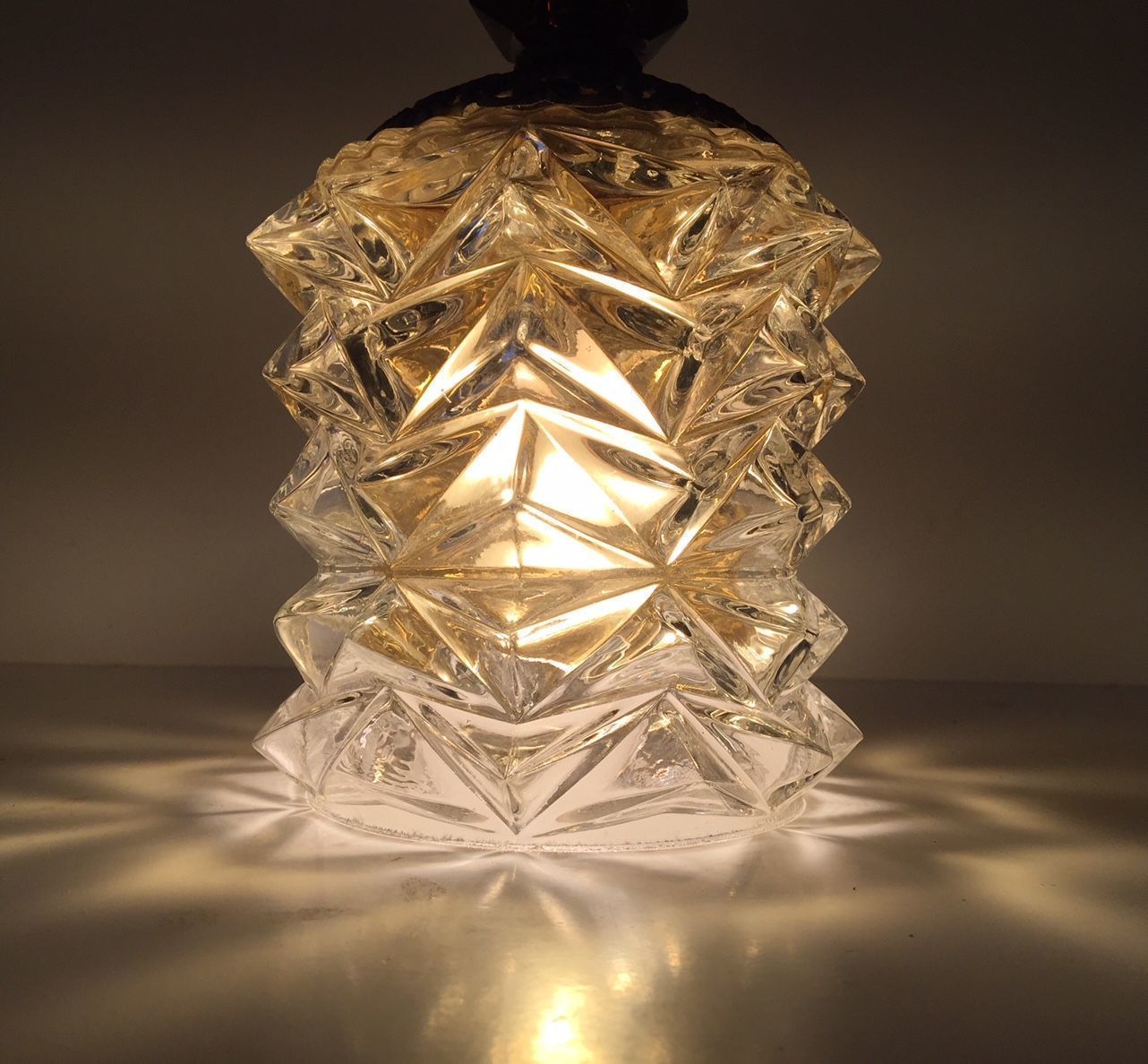 Vintage Scandinavian Crystal Pendant, 1960s photo furniture