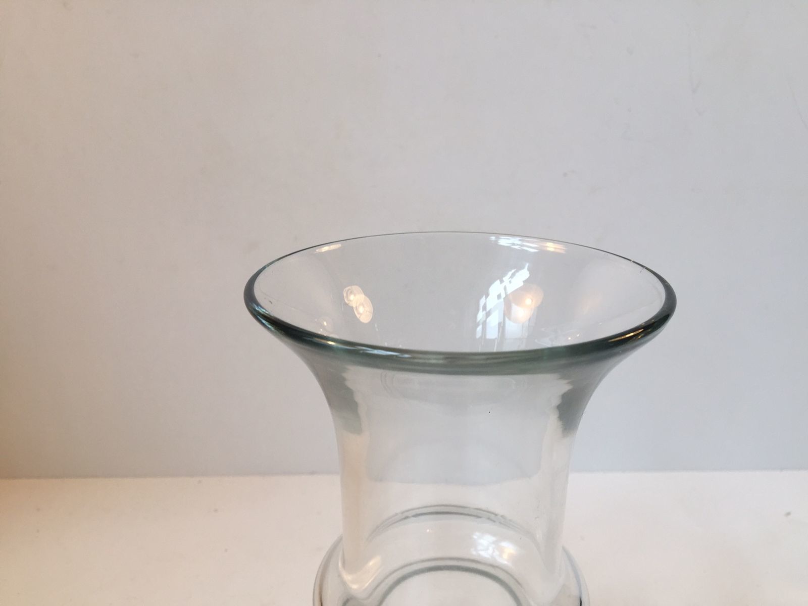 Modernist Hooped Glass Vase By Tamara Aladin For Riihimäen Lasi, 1960s photo Home Decor