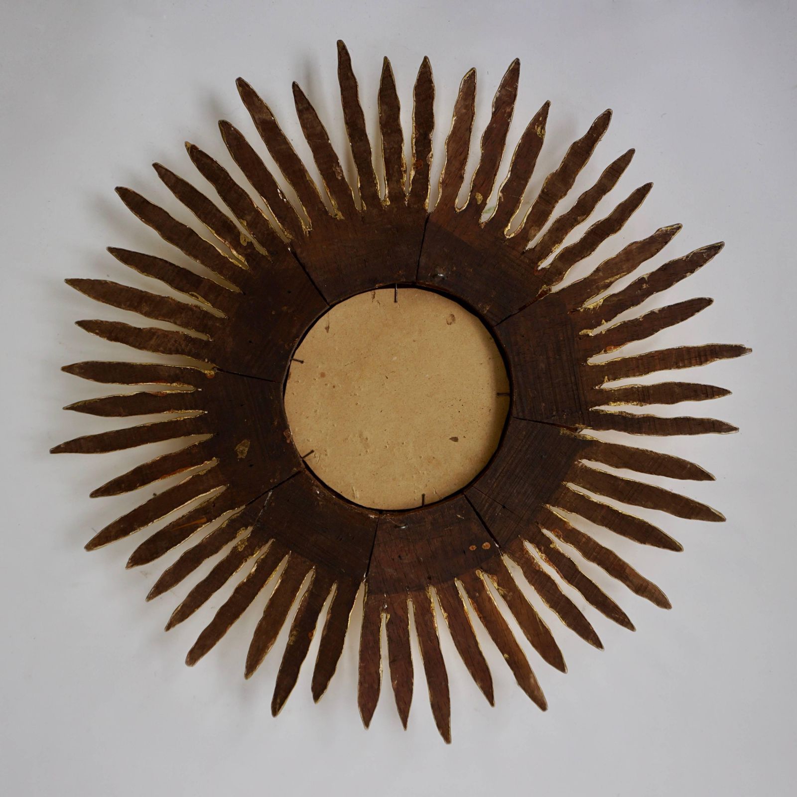 Gold Leaf Giltwood Sunburst Convex Mirror photo buy
