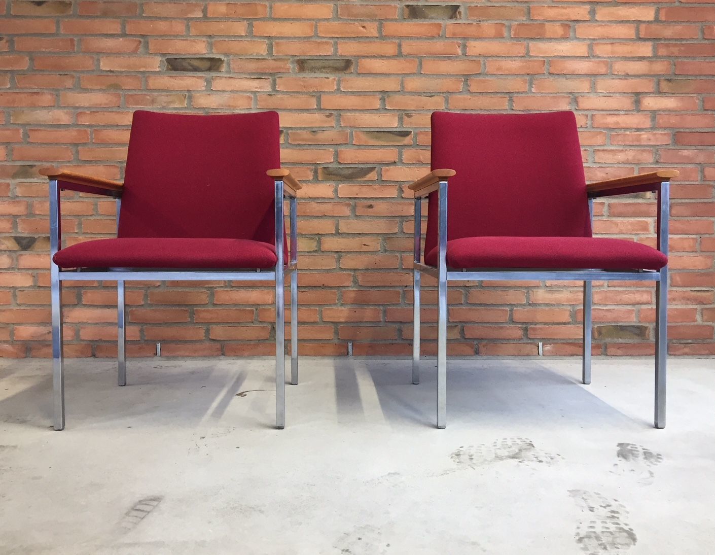 Armchairs By Sigvard Bernadotte For France & Søn, 1970s, Set Of 2