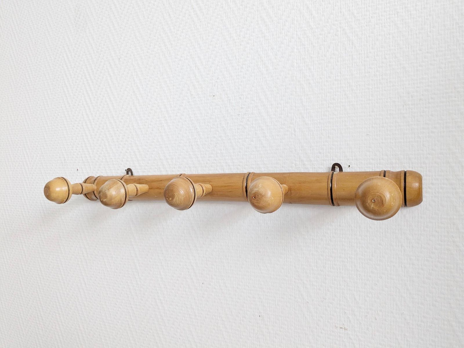 Vintage Wooden Wardrobe, Wardrobe In Bamboo Look, Country House Wall Wardrobe photo furniture