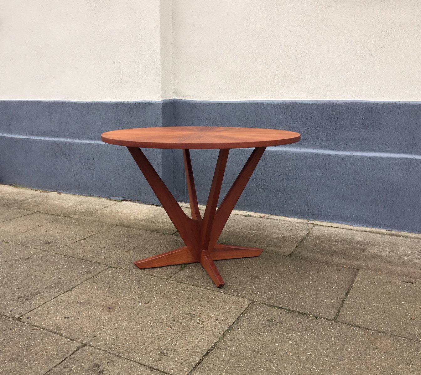 Danish Teak Starburst Coffee Table By Søren Holger Georg Jensen For Kubus, 1960s