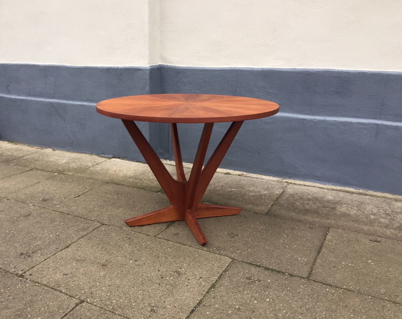 Danish Teak Starburst Coffee Table By Søren Holger Georg Jensen For Kubus, 1960s photo vinterior