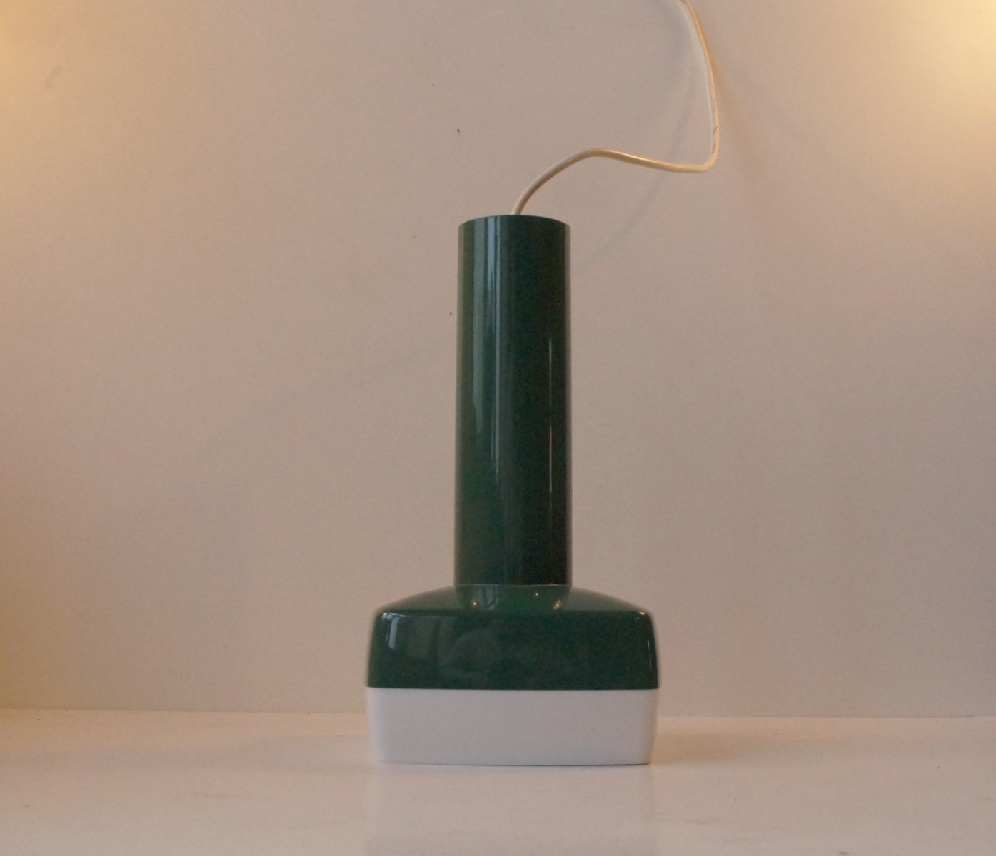 Cubist Pendant Lamp By Bent Karlby For A. Schroder Kemi, 1970s photo buy