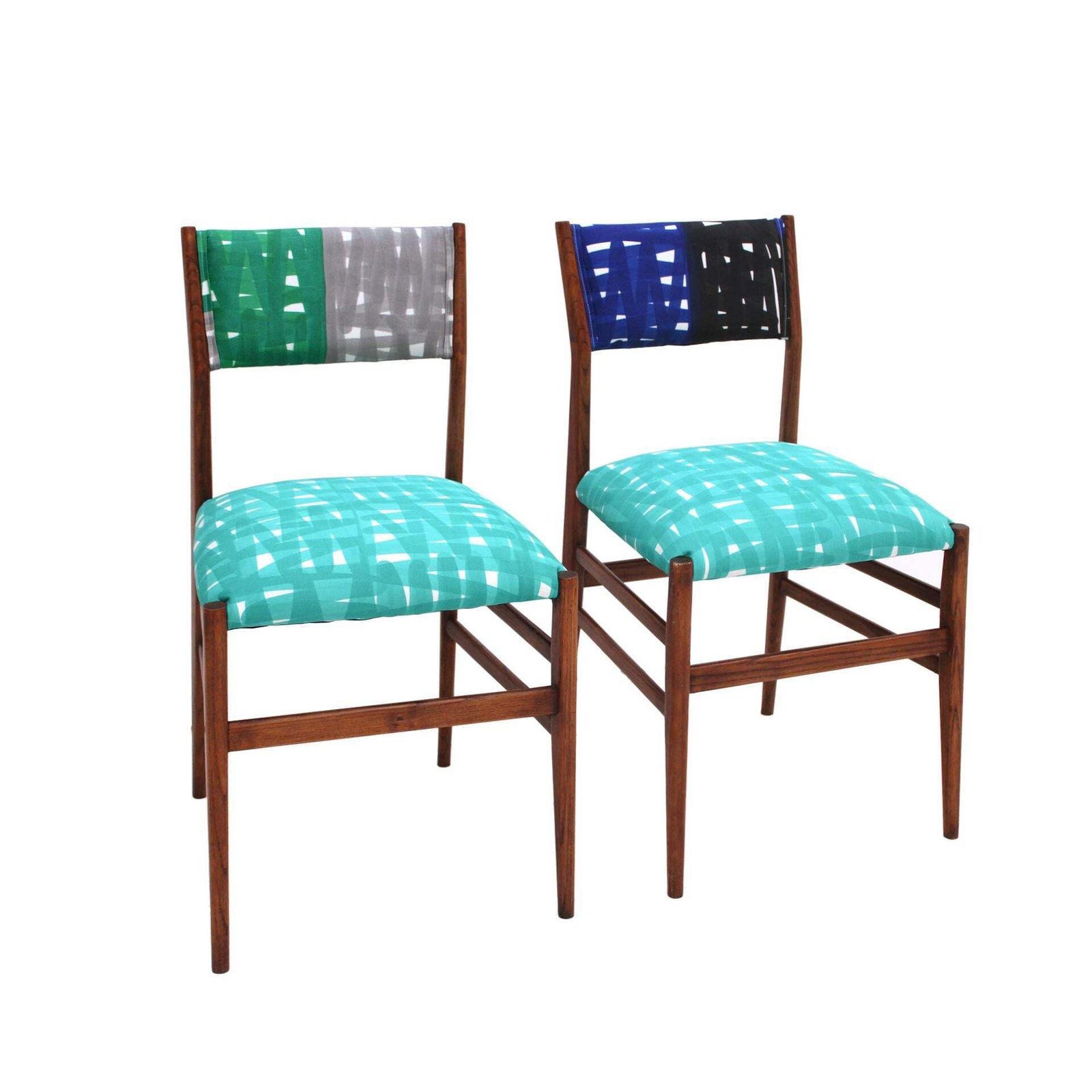 Mid Century Gio Ponti Set Of Two ‘Leggera 646’ Ashwood Italian Chairs, 1951 photo furniture