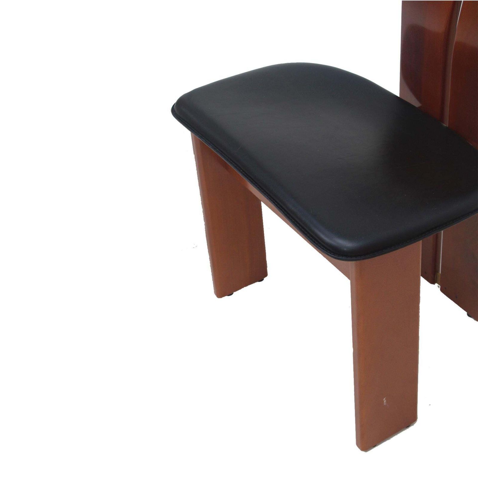 Africa Italian Dining Chairs Designed By Afra & Tobia Scarpa For Maxalto, 70s photo Furniture