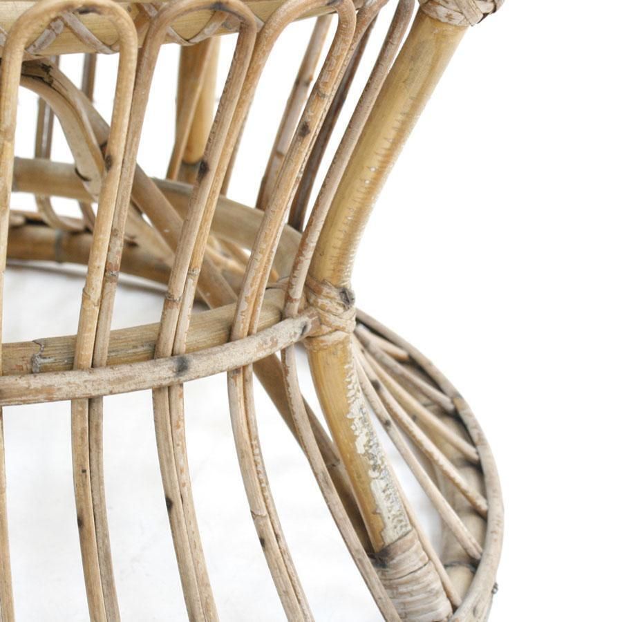 Carminati Mid Century Modern Bamboo Rattan Italian Armchair photo 1662.0
