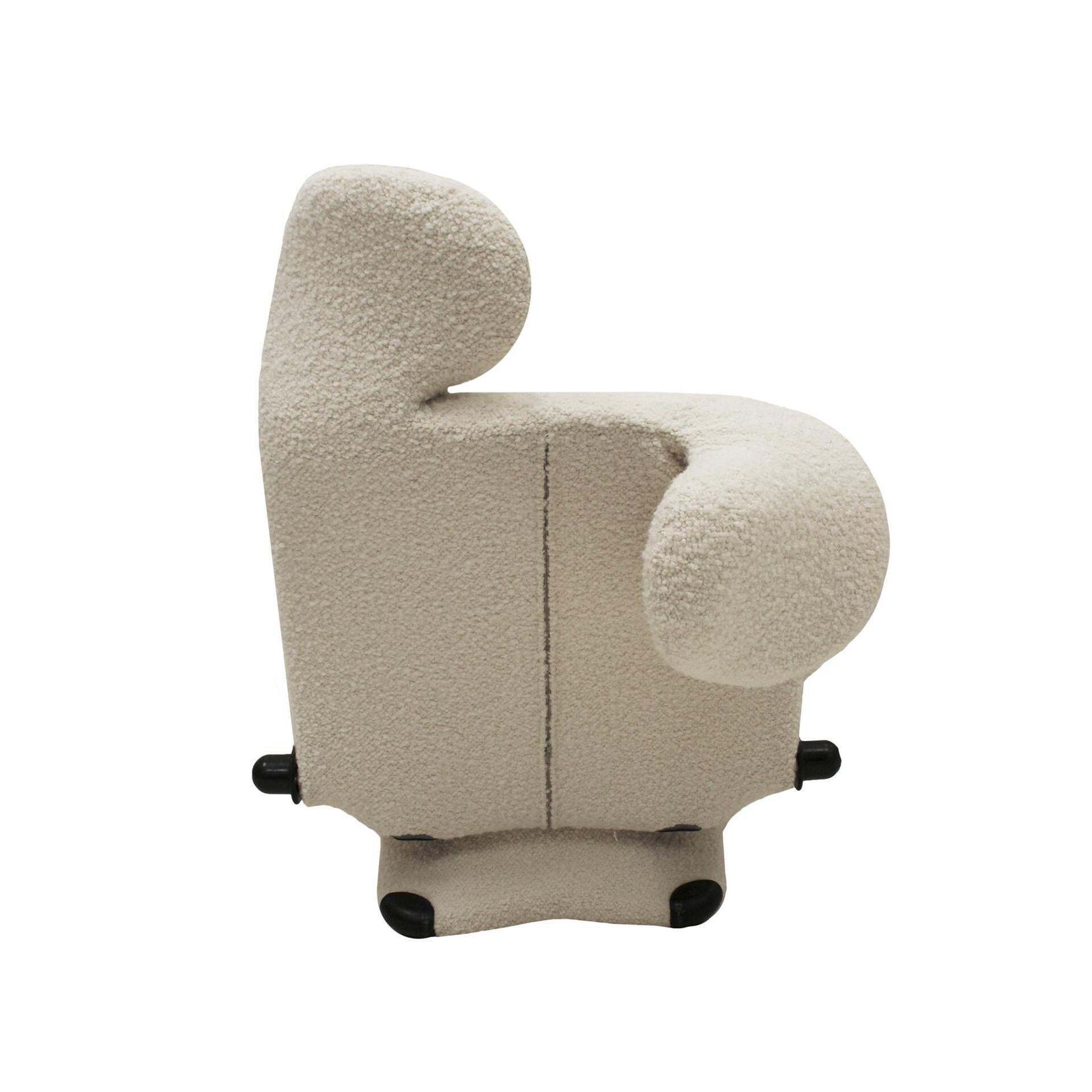 photo furniture Wink White Armchair Designed By Toshiyuki Kita For Cassina, 1980s