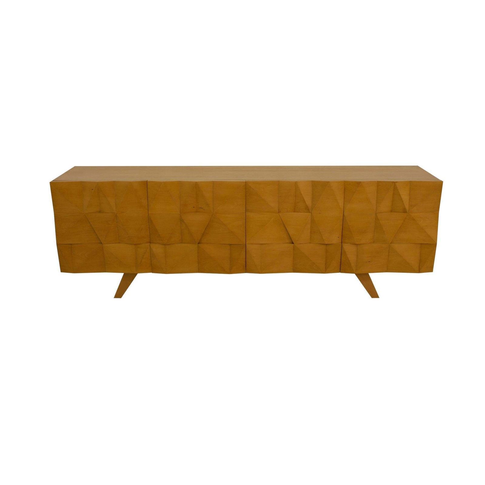 Mid Century Modern Style Solid Wood Italian Sideboard Designed By L.A. Studio photo furniture