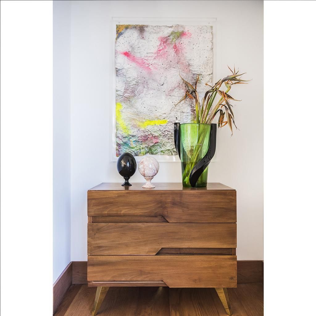 In The Style Of Mid Century Modern Solid Wood Pair Of Italian Dressers photo vinterior