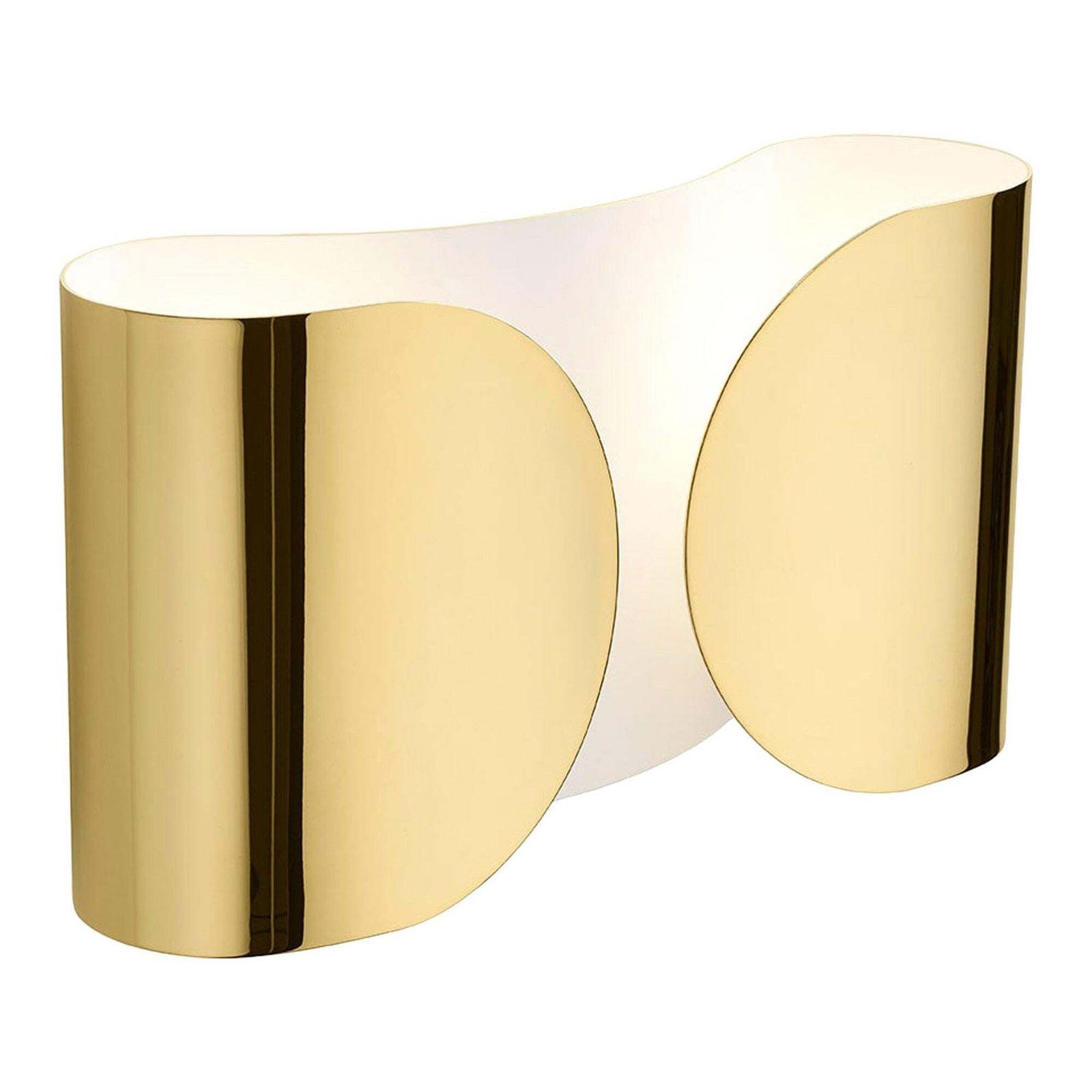 Mid Century Modern Tobia Scarpa Model "Foglio" Made Of Brass Italian Sconces