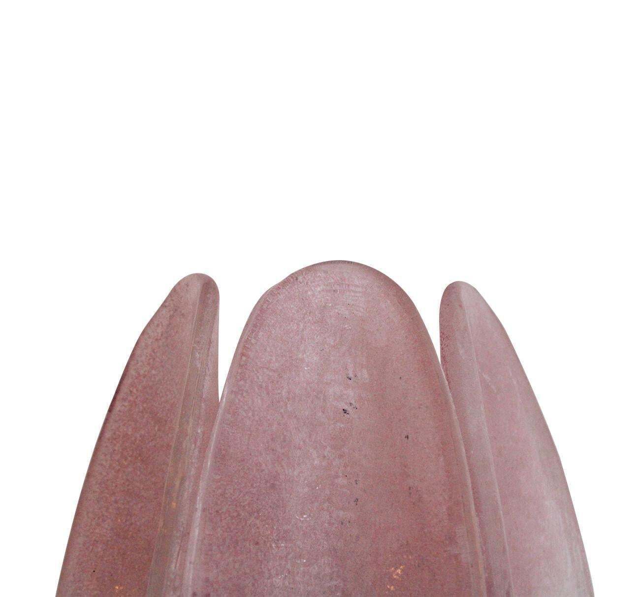 Mid Century Style Pink Murano Glass Sconces, Contemporary Design, Italy Murano photo 1990.0