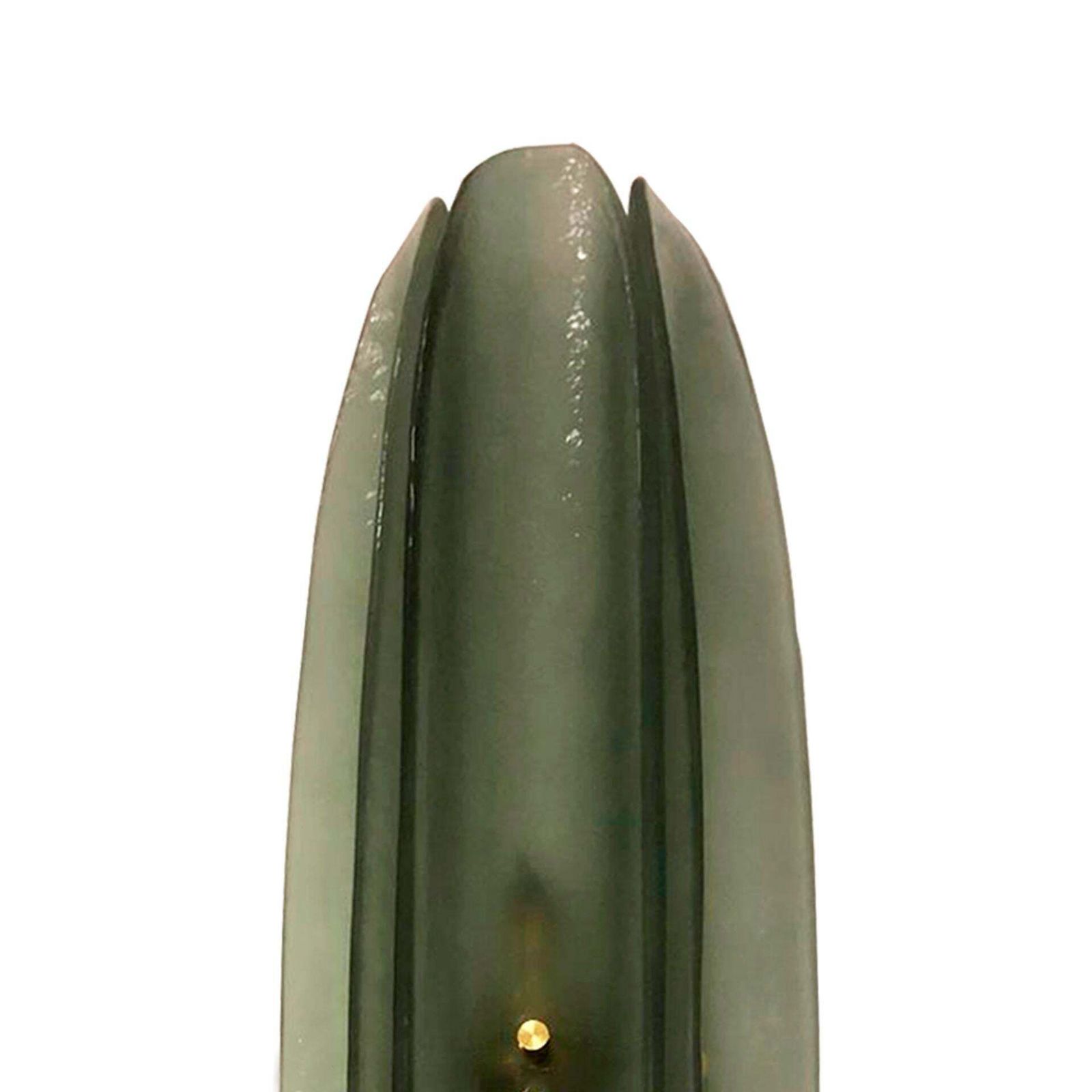 Mid Century Style Green Murano Glass Sconces, Contemporary Design, Italy Murano photo for sale