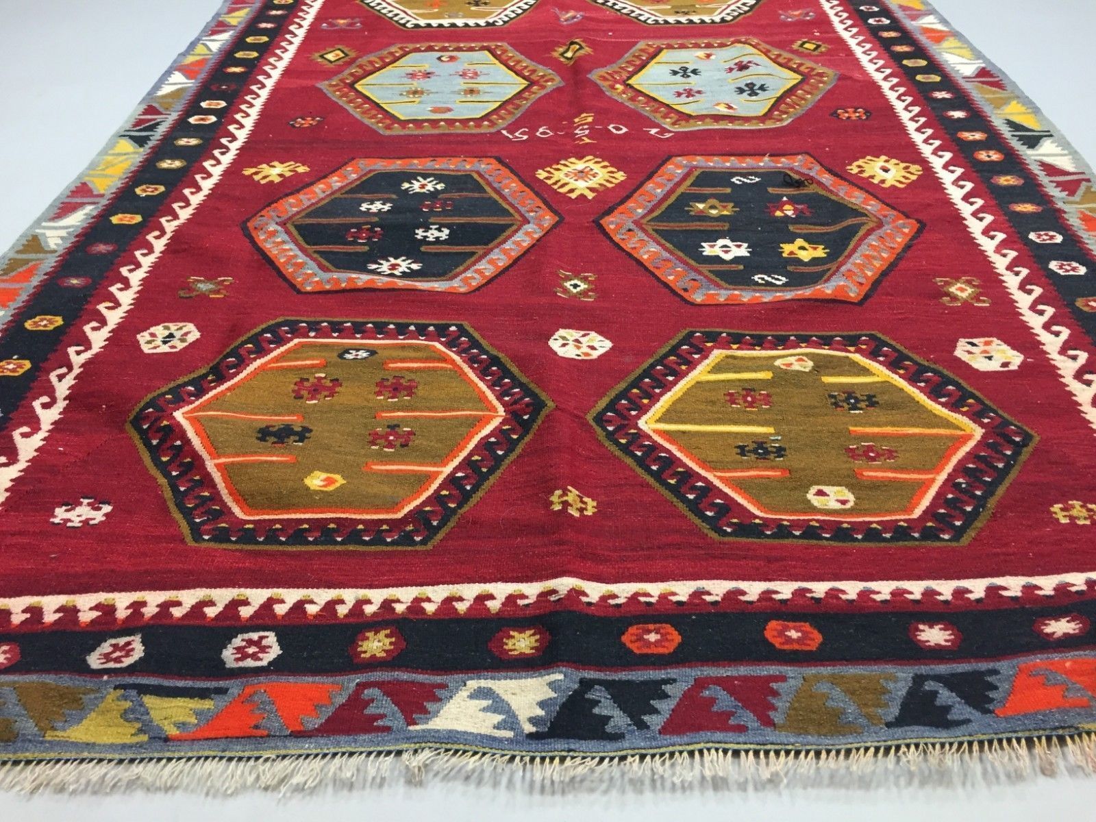 Liberty Old Turkish Kilim Kelim, 328x154cm Country House Boho Vintage Rustic Antique photo 1750.0