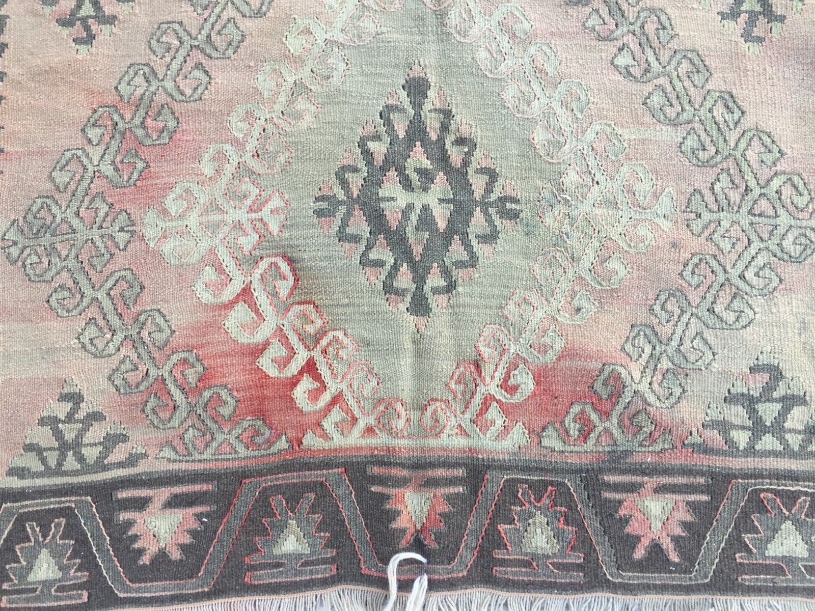 Vintage Turkish Kilim Kelim Rug 270x141cm Shabby Chic Wool, Country Home, Boho photo 935.0