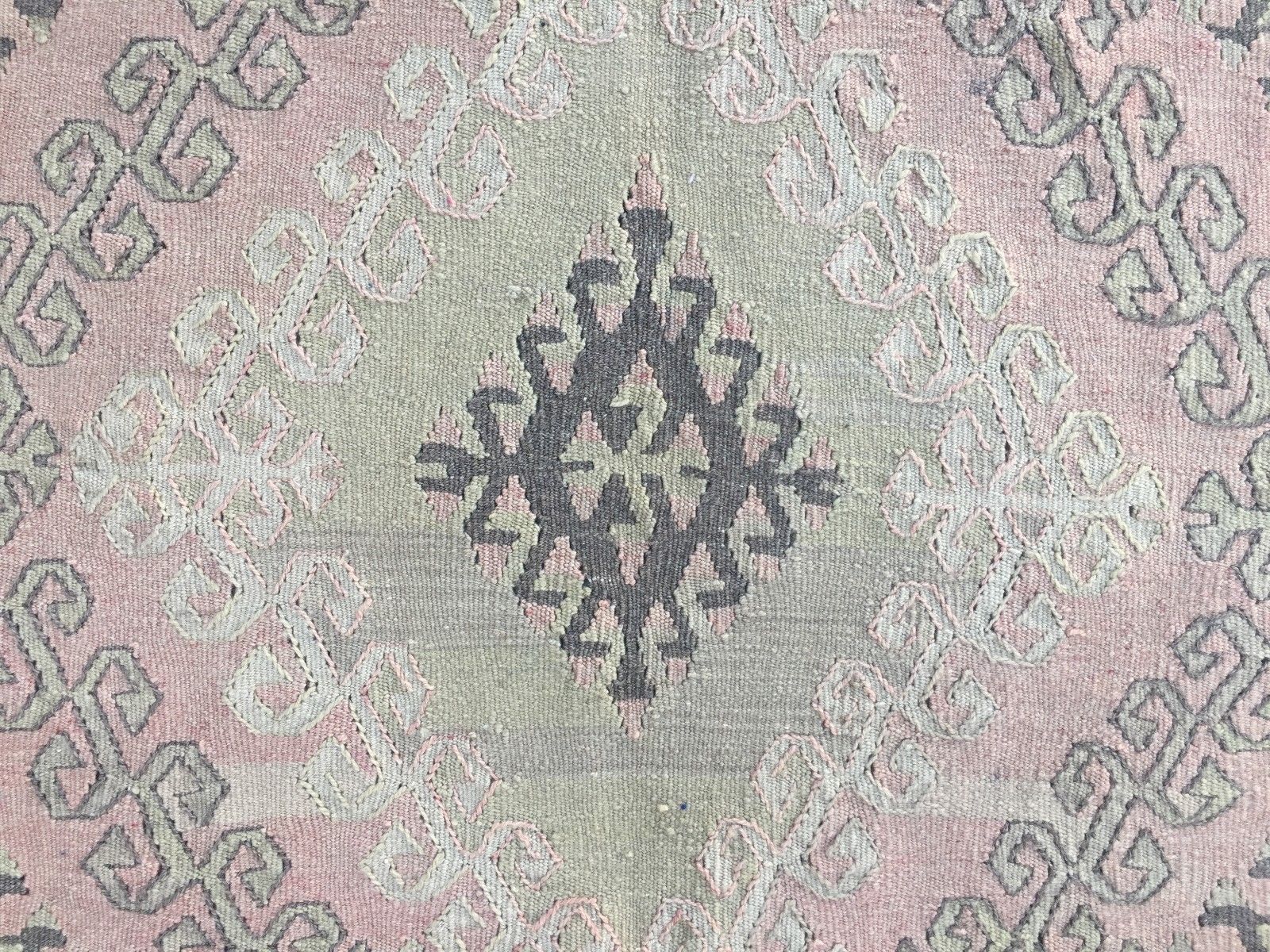 photo furniture Vintage Turkish Kilim Kelim Rug 270x141cm Shabby Chic Wool, Country Home, Boho