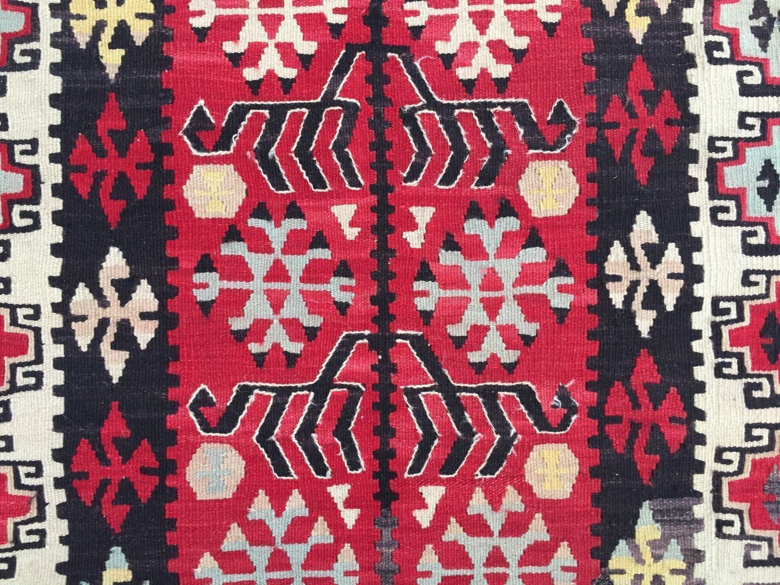 Antique Turkish Kilim Rug 180x108cm Shabby Vintage Old Wool Country Home Kelim photo buy