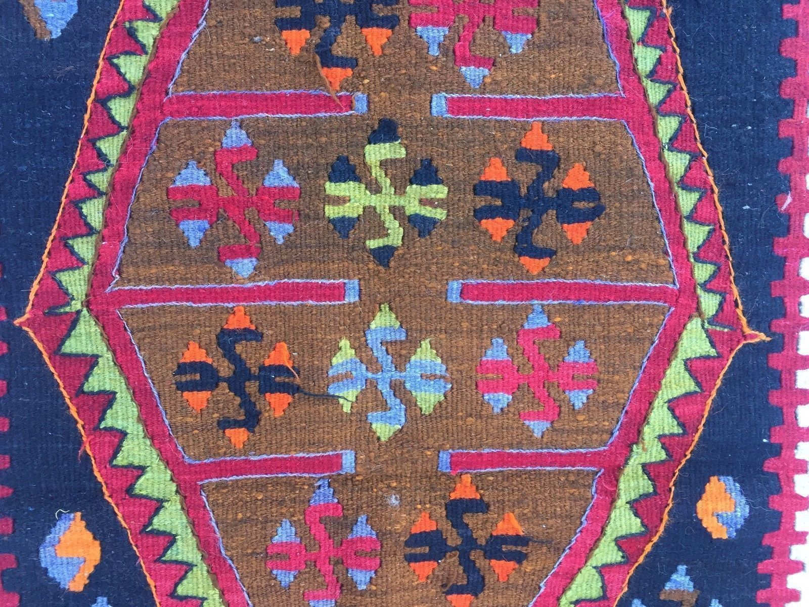 Old Turkish Kilim Kelim Rug 222x107cm Country House Boho Vintage Rustic Antique photo buy