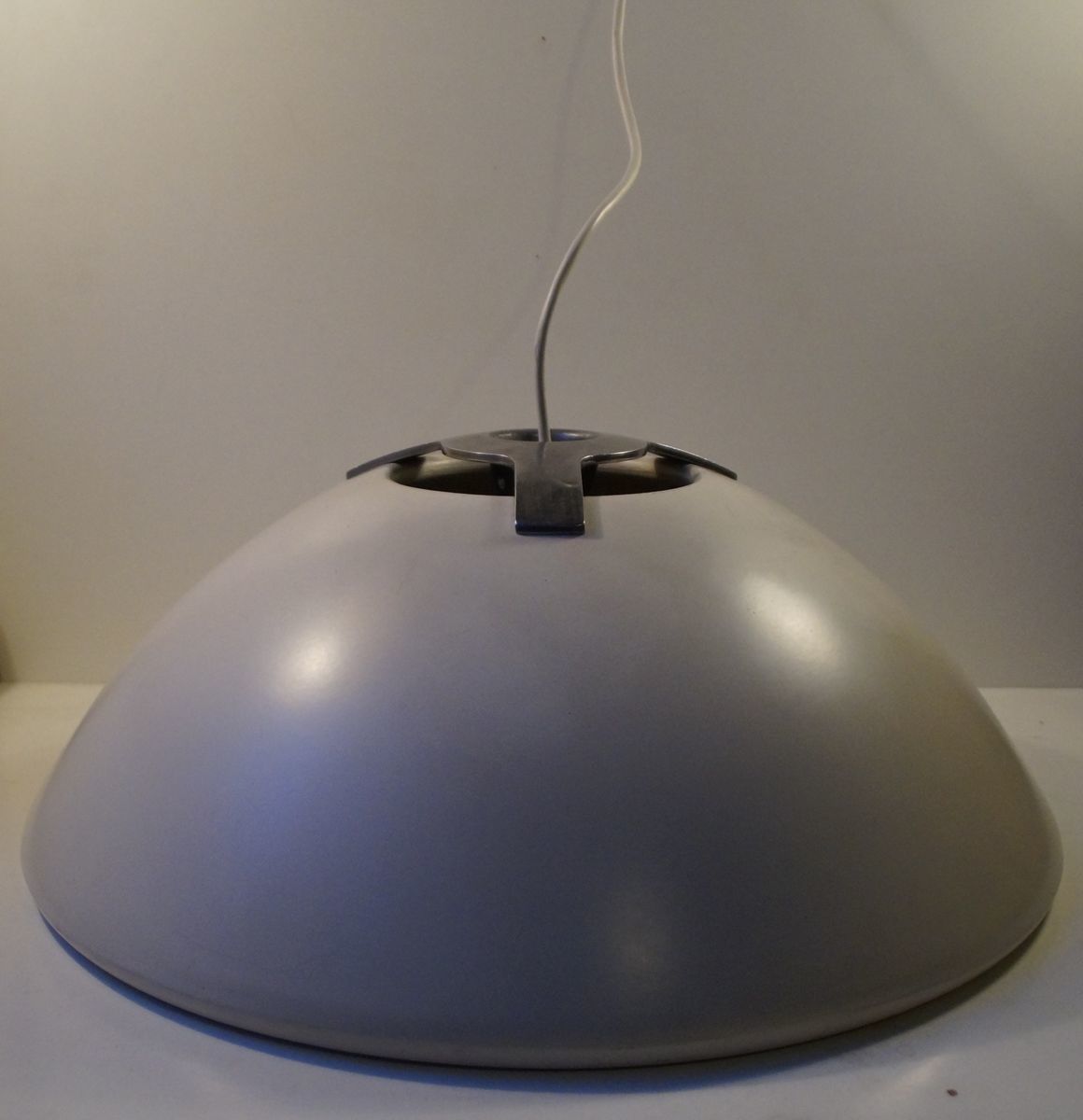 Large White Flying Saucer Pendant Lamp By Bjarne Bo For Fog & Morup, 1970s photo buy