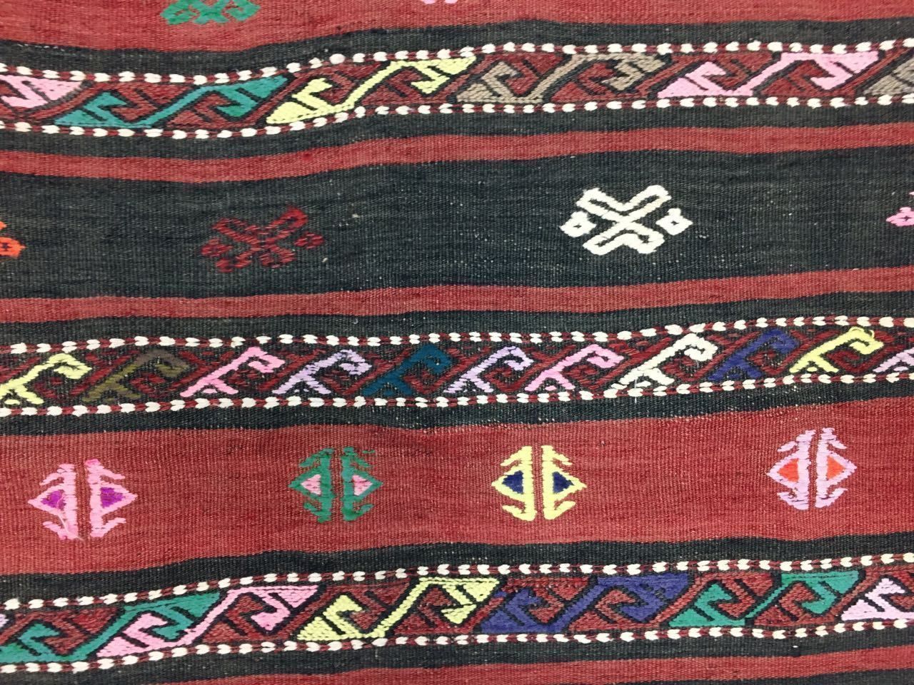 Vintage Turkish Moroccan Kilim Rug 168x121cm Kelim Shabby Chic Old Wool photo vintage