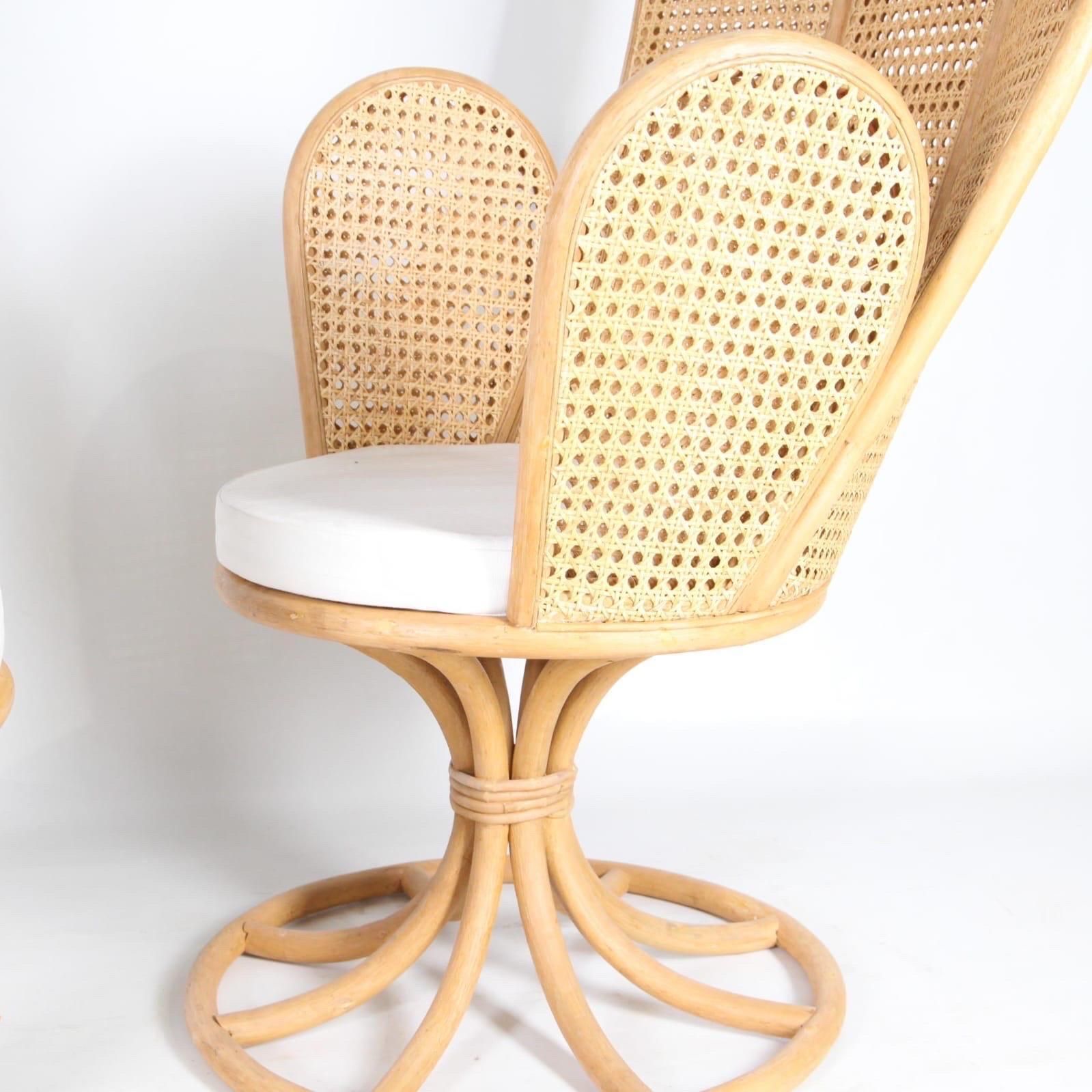 Pair Of Rattan And Caning Armchairs photo Furniture