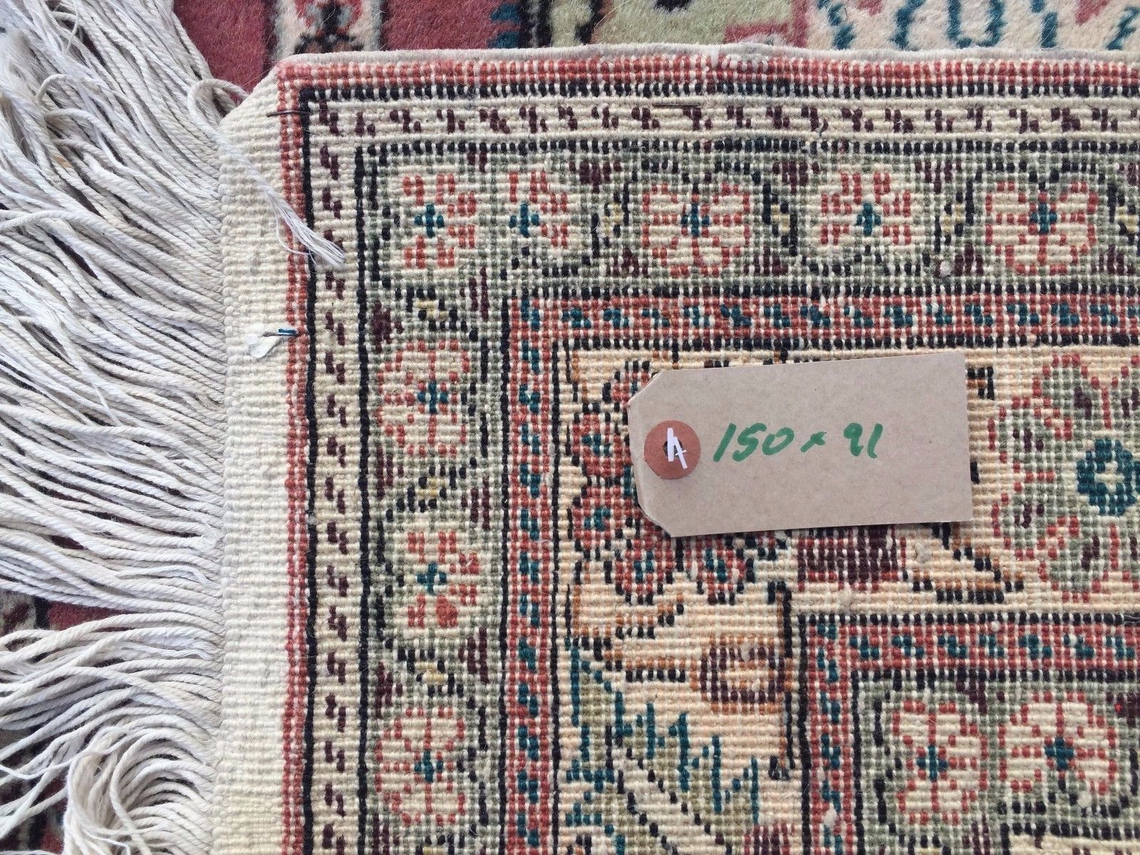Old Turkish Rug 150x91cm Wool Hand Knotted Country Home Tribal Boho Vintage Uk photo vintage