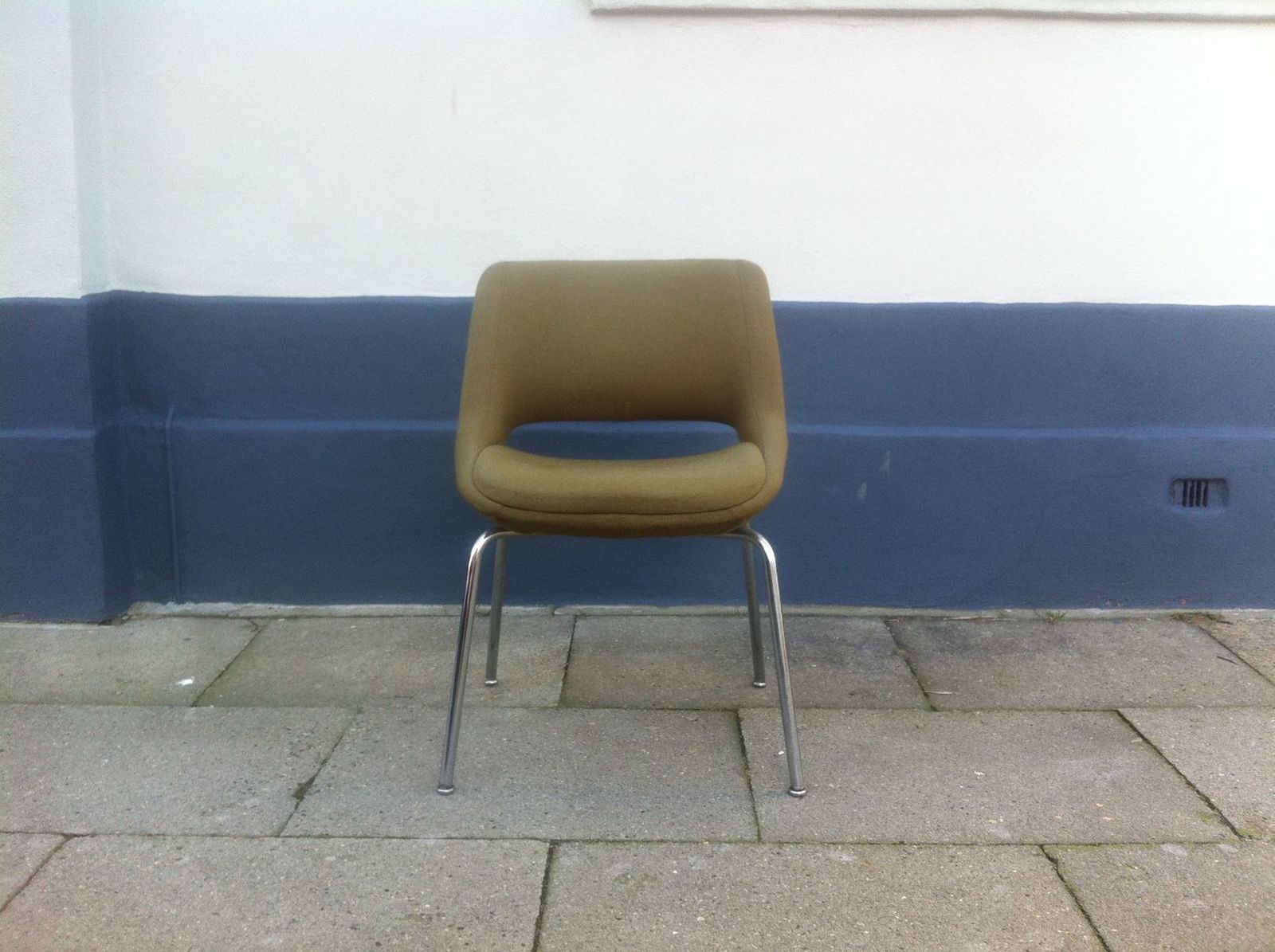 Mid Century Olive Green Kilta Side Chair By Olli Mannemaa For Martela Oy