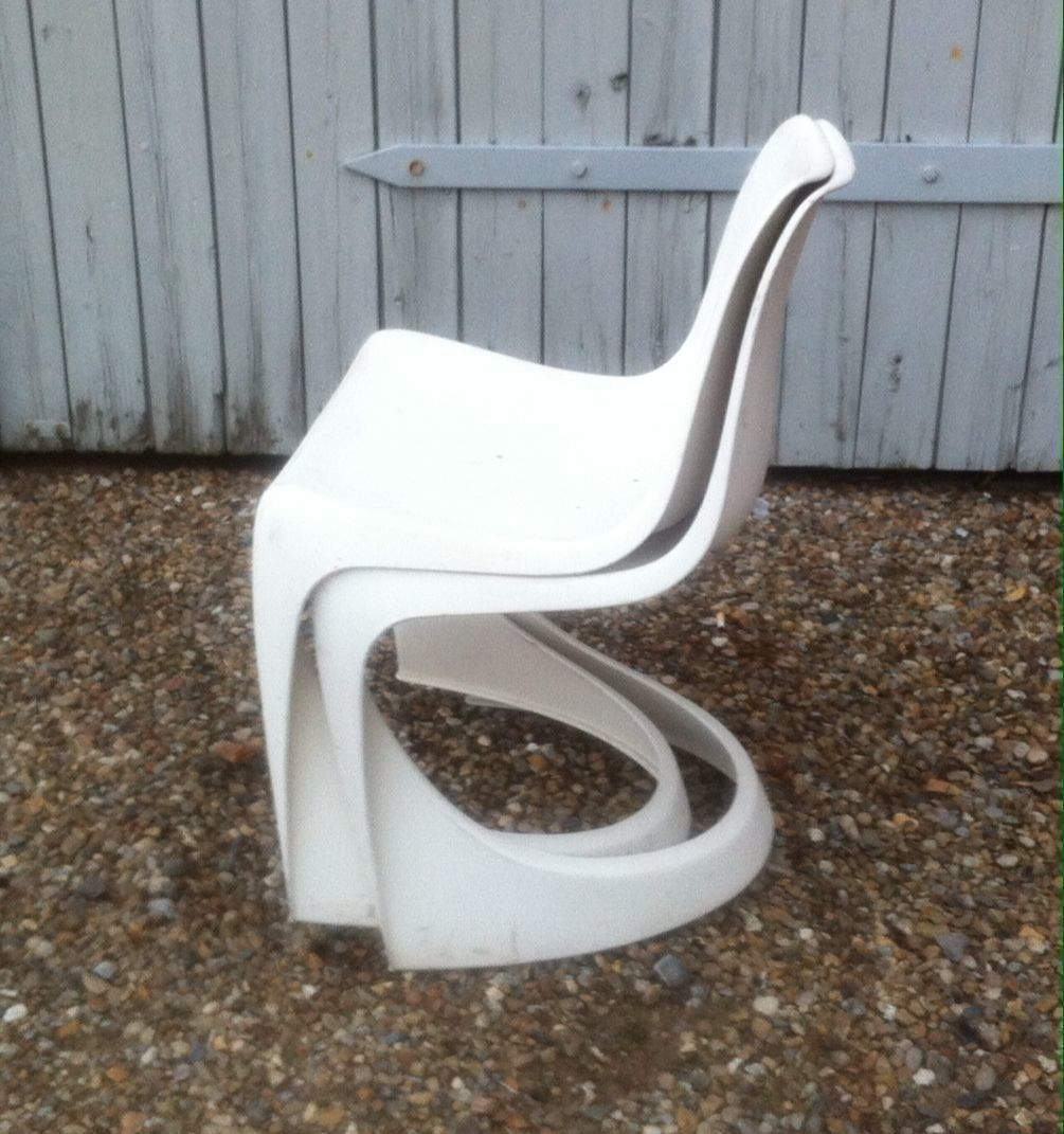 A Line 290 Stoelen Van Steen Ostergaard Voor Cado, Jaren 1970, Set Van 2 photo Tuinmeubelen